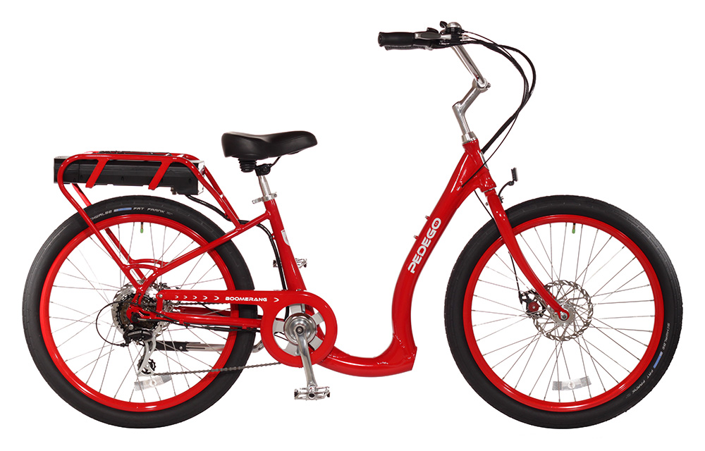 red electric bikes