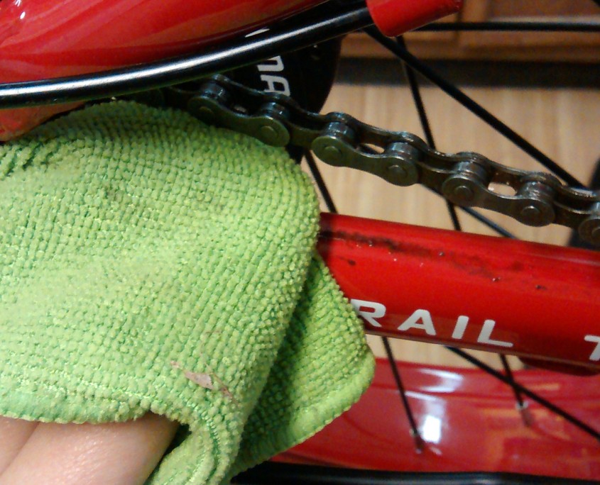 bike cleaning rags