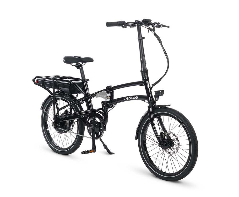 Black folding bike sale