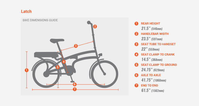 Folding bike handlebar online size