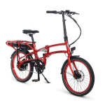 Pedego Latch Folding Electric Bike in Red
