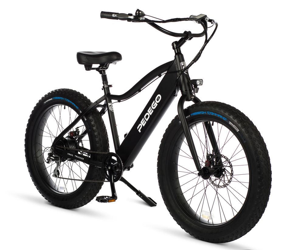 black trail electric bike