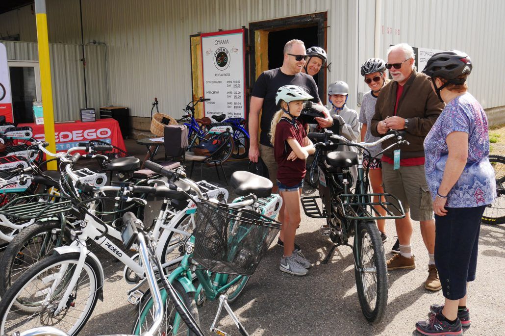 The Okanagan Rail Trail Grand Opening in Oyama | Pedego Electric Bikes ...