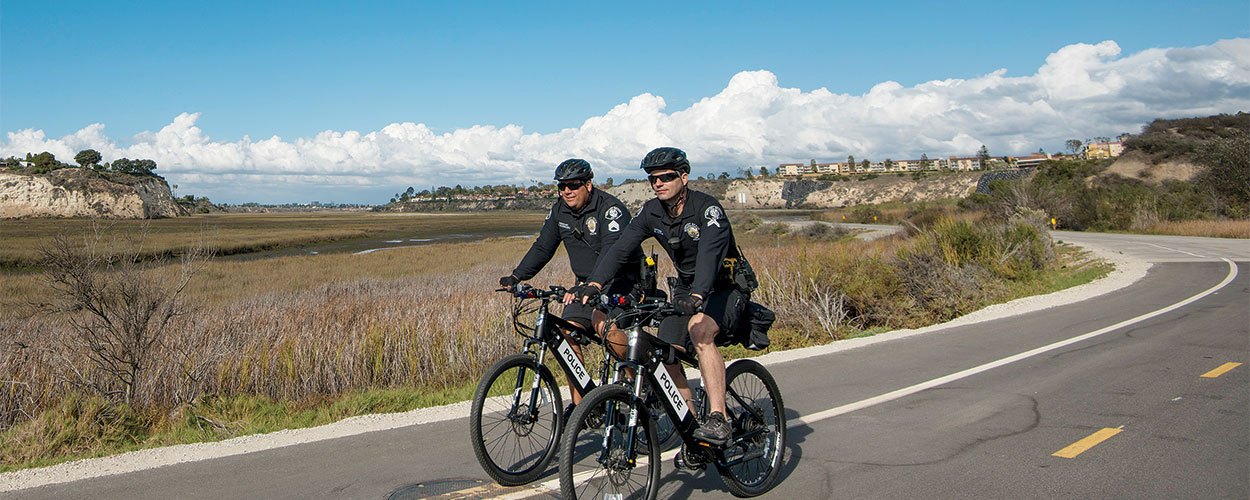 Police Officers on Electric Bikes