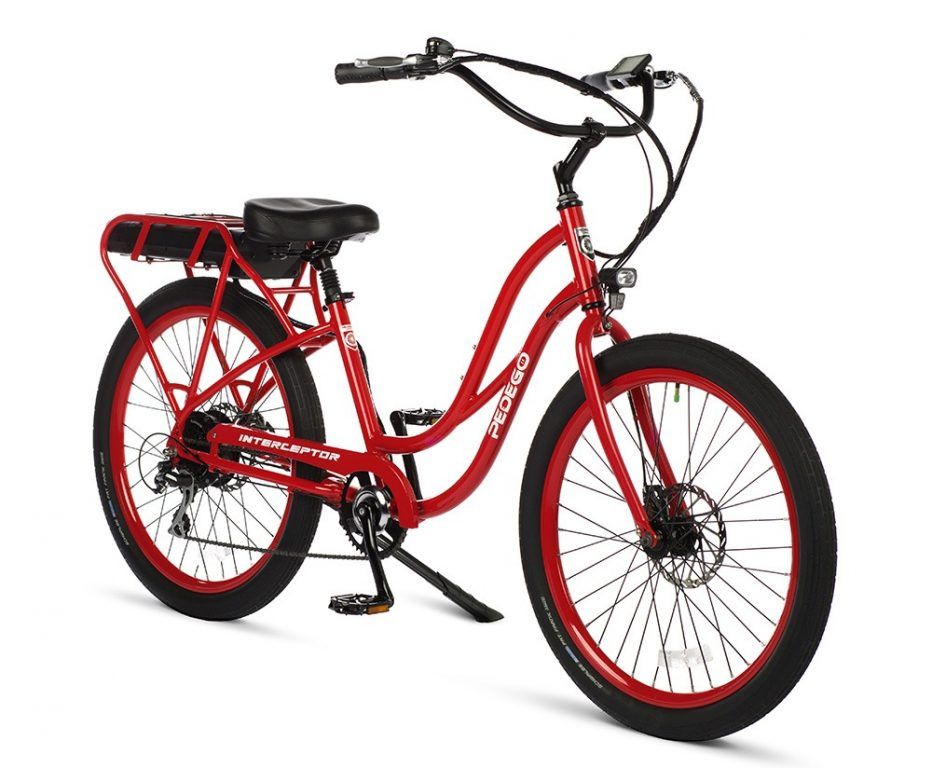 Pedego Interceptor Ruby Red