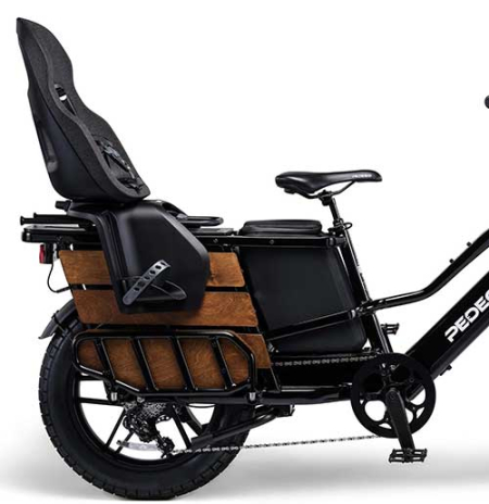 Adaptateur De Siège Enfant Pedego Pour YEPP / CARO - Rack Uniquement, Noir